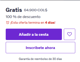 Curso gratis del día 🤖✨